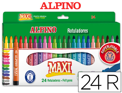 24 rotuladores Alpino Maxi